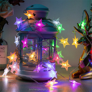 <span class=keywords><strong>Star</strong></span> ไฟเส้นหลอดไฟ Led กระพริบแบบใช้แบตเตอรี่,หลอดไฟรูปดาวดวงเล็กสีขาวอบอุ่นใช้ในร่มและกลางแจ้งสำหรับตกแต่งห้องเด็ก - Product Image 6