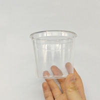 Fournisseurs d'emballages de yaourt imprimés sur mesure Sulide, gobelets en plastique PP jetables de 250 ml avec couvercles en dôme