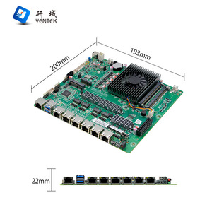 เมนบอร์ด Yentek K520V Mini ITX ขนาด 200x193 มม. รองรับซีพียู Celeron 5205U แบบดูอัลคอร์ พร้อมพอร์ตเครือข่าย 6 กิกะบิต สำหรับใช้งานเป็นซอฟต์แวร์เราเตอร์ - Product Image 1