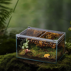 Enclos pour <span class=keywords><strong>reptiles</strong></span> en acrylique magnétique - Habitat personnalisé transparent pour araignées/tarantules avec accès facile pour les éleveurs - Product Image 5