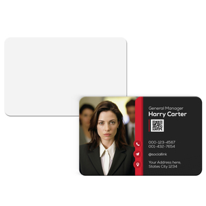 Tarjetas de Visita de PET Grueso para Sublimación, Resistentes al Agua, Imprimibles por Ambos Lados, Personalizables para una Imagen Profesional - Product Image 1