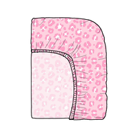 Drap-housse en mousseline de bambou pour lit bébé, drap-housse pour berceau, drap de lit bébé 400 fils/cm²