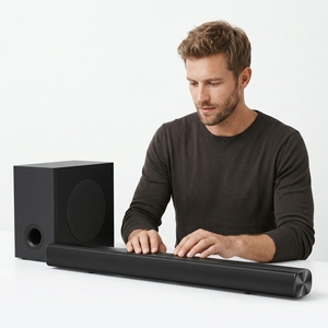 <span class=keywords><strong>Barre</strong></span> <span class=keywords><strong>de</strong></span> <span class=keywords><strong>son</strong></span> Etistar Premium <span class=keywords><strong>de</strong></span> haute qualité avec caisson <span class=keywords><strong>de</strong></span> basses, Bluetooth, pour téléviseur, système home cinéma, télécommande, OEM - Product Image 3