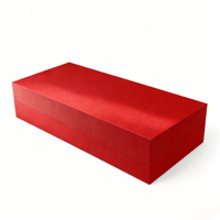 Boîte cadeau en carton recyclé à double porte avec fermeture magnétique, vente directe d'usine, logo personnalisé, luxe