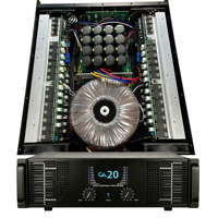 Amplificateur de puissance professionnel de classe H, 2 canaux, 2000W x 2 à 8 ohms, série CA, amplificateur PA pour sonorisation en direct, DJ, tournées, OEM, ODM