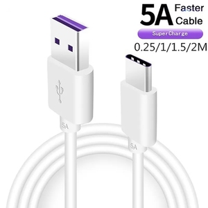Câble USB Type C 5A 1m 2m Charge Rapide 3.0, Fil USB-C Cordon de Charge Rapide, Données Type-C - Product Image 5
