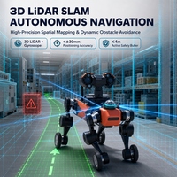 Robot d'inspection thermique infrarouge intelligent, étanche IP66, robot de patrouille de sous-stations avec caméra PTZ 360°