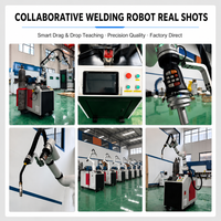 Robot de soudage collaboratif MIG CE à 6 axes avec chariot mobile Drag Teach pour atelier multi-stations