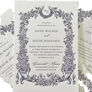 Servicio de Impresión de Papel Recubierto con Estampado en Caliente Personalizado para Empaques de Lujo, Tarjetas de Presentación, Etiquetas e Invitaciones - Product Image 1