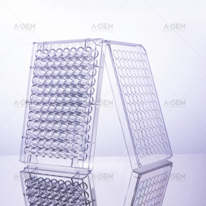 Microplaques transparentes stériles et non stériles à 96 puits, plaques ELISA à haute capacité de liaison avec couvercle pour la recherche et <span class=keywords><strong>les</strong></span> tests en laboratoire - Product Image 4