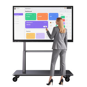 Cámara AI de 48MP <span class=keywords><strong>Pizarra</strong></span> <span class=keywords><strong>digital</strong></span> Pantalla táctil Tablero interactivo inteligente para <span class=keywords><strong>videoconferencia</strong></span> Compatibilidad de sistema dual (Android - Product Image 6