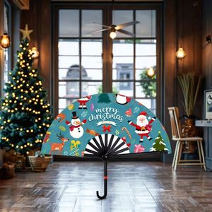 พัดไม้ไผ่พกพาขนาด 33 ซม. รุ่นใหม่ล่าสุด รับสกรีนโลโก้ ของขวัญคริสต์มาส ของที่ระลึกงานปาร์ตี้ หรือของตกแต่งงานฝีมือ - Product Image 6