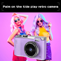 Cámara Digital Educativa para Niños ROLIN, 6800W HD, Doble Lente, 2.4 Pulgadas, Función Selfie, Portátil, para Estudiantes, Niñas, Regalo de Viaje