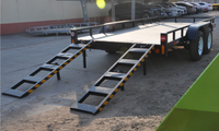 Remorque utilitaire 3t 3,5 tonnes petite remorque 2 essieux remorques pour excavatrice chargeuse sur pneus