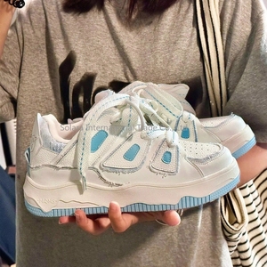 Zapatos Deportivos de Skateboarding Retro de Alta Calidad para Hombre, de Cuero Genuino Personalizado, con Suela de Goma Antideslizante para Verano, Casuales - Product Image 3