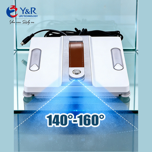 Nettoyeur de vitres robotisé haut de gamme, automatique, avec 2 brosses rotatives, pulvérisation d'eau à 4 voies, robot avec double pulvérisation - Product Image 1