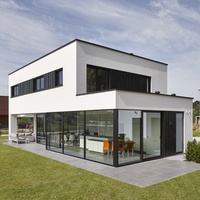 Maison de rêve, villa modulaire personnalisée, norme européenne moderne, préfabriquée, 2 étages, structure en acier, résistante au feu
