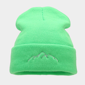 Venta al por mayor al aire libre cálido sombrero de punto <span class=keywords><strong>montaña</strong></span> bordado frío sombrero Beanie <span class=keywords><strong>sombreros</strong></span> - Product Image 6