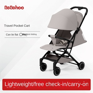 Poussette <span class=keywords><strong>bébé</strong></span> portable adaptée aux nouveau-nés, avec support dorsal orthopédique, approuvée par les compagnies aériennes, légère, pliable, système de voyage, jusqu'à 3 ans - Product Image 3
