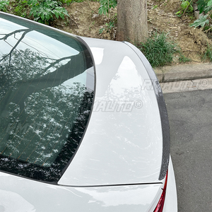 สำหรับ Audi A3 S3 8V Sedan ปี 2014-2020 สปอยเลอร์หลังคุณภาพสูง ABS ฝาครอบฝากระโปรงท้าย แต่งรถ สีดำเงา อุปกรณ์ตกแต่งรถยนต์ - Product Image 4