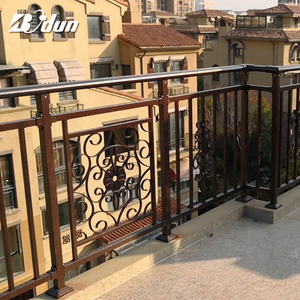 Customized Decorative Aluminum <strong>Steel</strong> Balustrade <strong>Design</strong> Balcony <strong>Railing</strong>/<strong>stair</strong> <strong>Railing</strong>/terrace <strong>Railing</strong> - Product Image 2