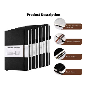 Заводская поставка от производителя, индивидуальный логотип, офисный дневник из искусственной кожи, студенческий блокнот - Product Image 2