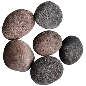 Pierres <span class=keywords><strong>de</strong></span> <span class=keywords><strong>lave</strong></span> roulées en forme d'œuf, résistantes aux hautes températures, pierres <span class=keywords><strong>de</strong></span> sauna poreuses en nid d'abeille, écologiques, durables, <span class=keywords><strong>pour</strong></span> aménagement extérieur - Product Image 5