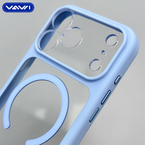 Custodia Magnetica Trasparente VAWI B493 Trendy Lucida in PC Antiurto per <span class=keywords><strong>iPhone</strong></span> 18 17 Pro Max - Ingrosso - Product Image 4