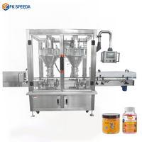 Machine de remplissage automatique de poudre chimique sèche à deux buses, machine de remplissage automatique de poudre nutritive