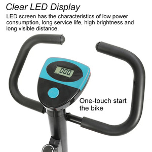 Heimtrainer Mit Riemenantrieb Blau bicicleta de ejercicio resistencia ajustable Cardio entrenamiento bicicleta de Fitness para interiores - Product Image 4