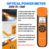 FTTH Fiber Optic Tool Kit with SC Cleaver Optical Power Meter Visual Fault Locator