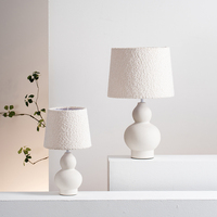 Lampe de table en céramique, style moderne nordique, luxe, décorative, personnalisable, lampe de table en céramique pour salon, tables de chevet