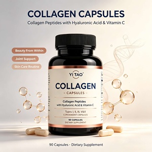 Cápsulas de Colágeno de Marca Privada con Ácido Hialurónico y Vitamina C para el Cuidado Antienvejecimiento de la Piel y el Cabello, 90 Unidades - Product Image 3