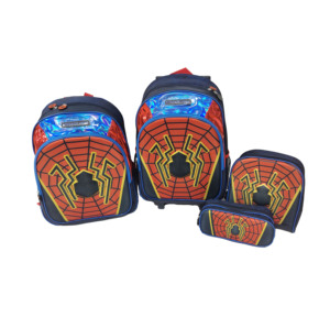 <span class=keywords><strong>Mochila</strong></span> <span class=keywords><strong>con</strong></span> <span class=keywords><strong>ruedas</strong></span> de poliéster EVA personalizada al por mayor, 3 en 1, <span class=keywords><strong>mochila</strong></span> <span class=keywords><strong>con</strong></span> <span class=keywords><strong>ruedas</strong></span> de dibujos animados de Spider Man, conjunto de <span class=keywords><strong>mochila</strong></span> escolar para niños - Product Image 1