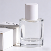 Flacon de parfum de luxe vide en verre rond de 30 ml, le plus vendu, avec pulvérisateur à chaud et diffuseur à bâtonnets