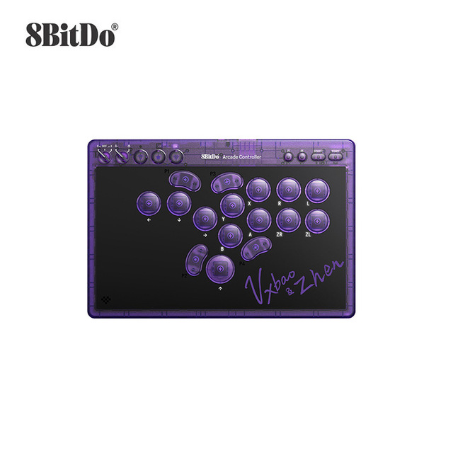 8BitDo Arcade Controller for Switch/PC Arcade Stick Gamepad Programmable Keys Game Accessories 80FG02