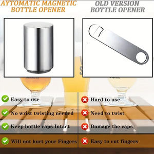 Ouvre-bouteille de bière DB Automatic Down-Pop 2pcs Logo personnalisable pour usage domestique - Product Image 5