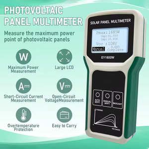 Multímetro Solar EY1800W 20-120V 0-60A, Probador Automático/Manual Inteligente con Pantalla LCD, Portátil para Sistemas Fotovoltaicos EY1800W, Medidor de Voltaje Solar - Product Image 3