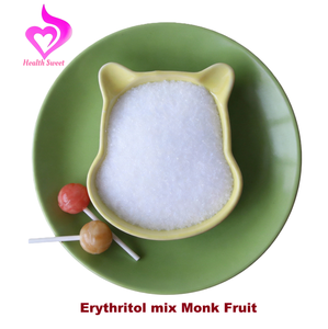 Érythritol mélangé à du fruit du moine, poudre naturelle d'érythritol, extrait de fruit du moine, poudre blanche à base de plantes, extraction par solvant HPLC - Product Image 1