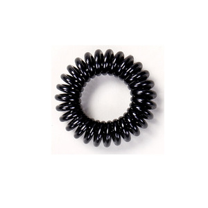 Élastiques à cheveux en spirale noirs 25 cm pour usage quotidien Printemps 2023 Origine Yiwu Design texturé - Product Image 5