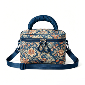 Bolsa Térmica para Almuerzo de Nylon Taslon con Aislamiento Térmico para 6 Latas, con Asa Portátil, en Oferta - Product Image 1