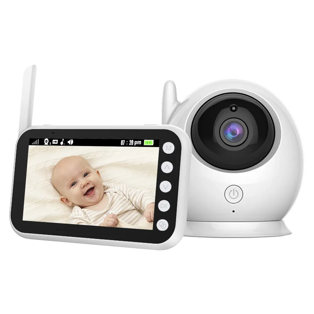 Schermo da 4.3 pollici 2.4G Wireless Video Baby monitor 2 vie parlare di sicurezza di Visione Notturna Macchina Fotografica Del Bambino Con Display LCD