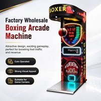 Machine de jeu de boxe d'arcade à monnayeur avec affichage des scores, vente directe usine, pour usage intérieur
