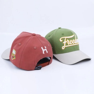 Gorra de Béisbol Deportiva de 6 Paneles, Estilo Vintage, Dos Colores, Bordado con Logotipo 3D, Unisex, Impermeable, de Pana, OEM - Product Image 6