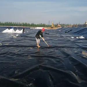 Hdpe geomembrane 연못 방수 댐 라이너 물고기 연못 geomembrane hdpe1.5mm hdpe 플라스틱 geomembrane