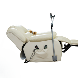 <span class=keywords><strong>Support</strong></span> <span class=keywords><strong>de</strong></span> massage <span class=keywords><strong>inclinable</strong></span> électrique moderne crème blanc Fauteuil <span class=keywords><strong>inclinable</strong></span> en cuir véritable <span class=keywords><strong>de</strong></span> style confort populaire pour salle d'étude - Product Image 3