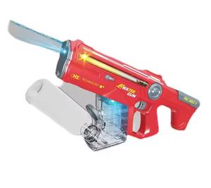 電動手動ポンプウォーターガンブラスターソーカー大人用おもちゃピストラ・デ・アグア自動高速リフィルボトル2モードプラスチック製 - Product Image 5