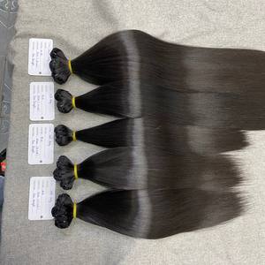 Vietnames Weft Natural Straight Hair Weft Silky Smooth Available in <b>Stretched</b> Lengths 12 14 16 18 20 22 24 28 Inches - Product Image 3