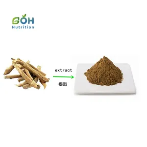 GOH Supplément Extrait de plante d'Ashwagandha de haute qualité 2.5% 5% Withanolides Withania Somnifera Poudre d'extrait de racine d'Ashwagandha