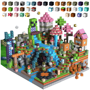 Juego de Bloques de Construcción de 300 Piezas en Oferta, Cubo Cuadrado DIY, Nuevo Modelo de Aventura Pixel, Rompecabezas de Cubos Creativos, Juguetes Educativos para Niños - Product Image 1